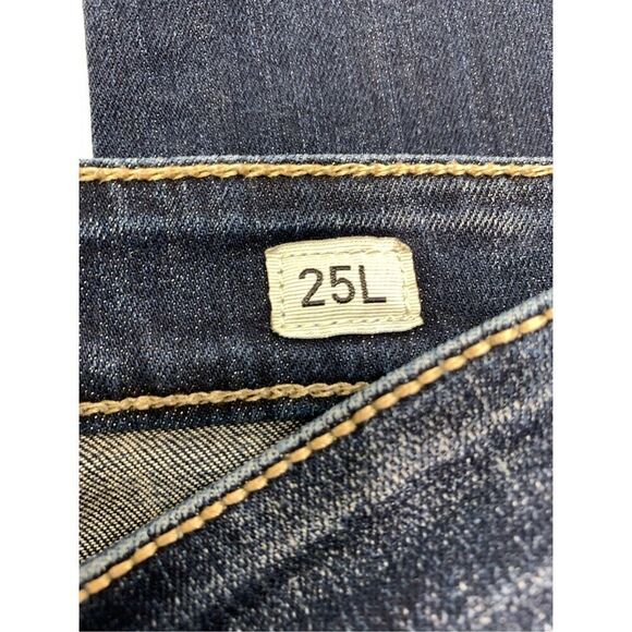 BKE Women's 5-Pocket Distressed Payton Denim Jeans Medium Wash Blue Size 25L - Picture 7 of 8